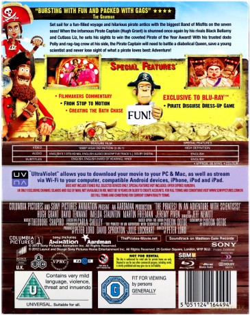 The Pirates! In an Adventure with Scientists [Blu-Ray]
