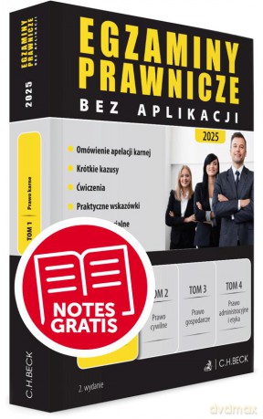 Egzaminy Prawnicze bez aplikacji 2025 (Tom 1) Prawo karne [KSIĄŻKA]