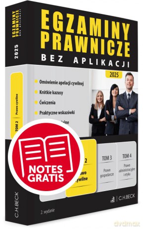 Egzaminy Prawnicze bez aplikacji 2025 (Tom 2) Prawo cywilne [KSIĄŻKA]