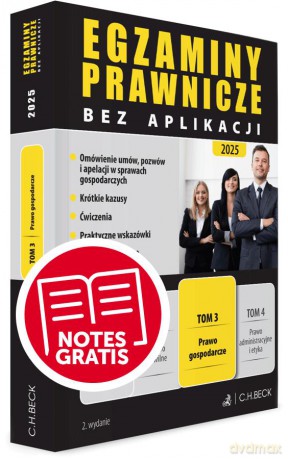Egzaminy Prawnicze bez aplikacji 2025 (Tom 3) Prawo gospodarcze [KSIĄŻKA]