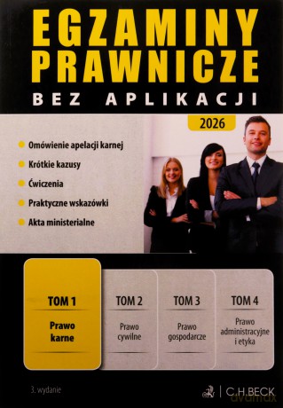 Egzaminy Prawnicze bez aplikacji 2026 (Tom 1) Prawo karne [KSIĄŻKA]