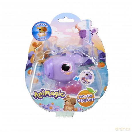 Capybara Let's Glo Animagic fioletowa