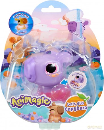 Capybara Let's Glo Animagic fioletowa