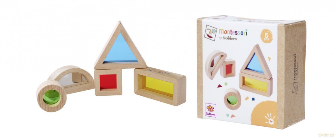 Klocki z okienkami Montessori Eichhorn [KLOCKI]