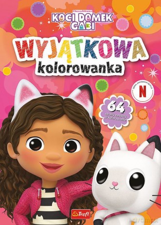 Koci domek Gabi. Wyjątkowa kolorowanka [KSIĄŻKA]