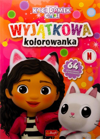 Koci domek Gabi. Wyjątkowa kolorowanka [KSIĄŻKA]
