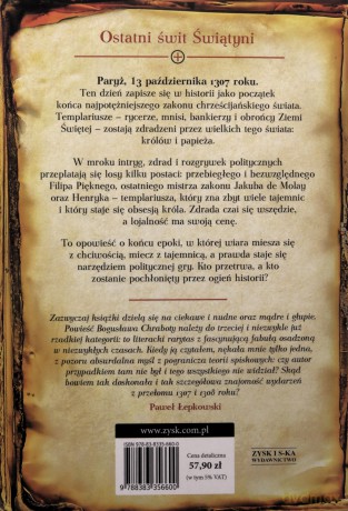 Koniec świata templariuszy - Bogusław Chrabota [KSIĄŻKA]