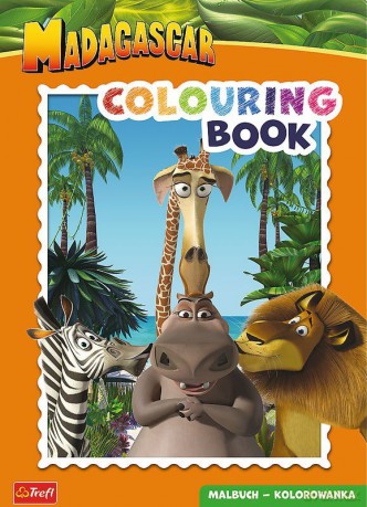 Madagaskar. Kolorowanka. Malbuch. Colouring book. Madagascar [KSIĄŻKA]