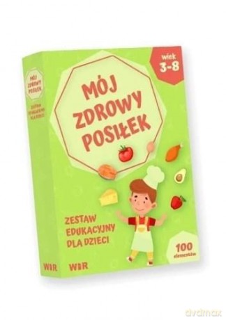 Mój zdrowy posiłek. Zestaw edukacyjny dla dzieci - Justyna Malinowska [KSIĄŻKA]