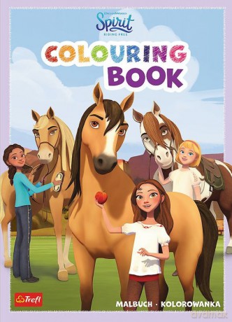 Mustang z dzikiej doliny. Kolorowanka. Malbuch. Colouring book. Spirit [KSIĄŻKA]