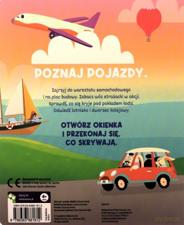 Pojazdy. Odkryj i znajdź [KSIĄŻKA]