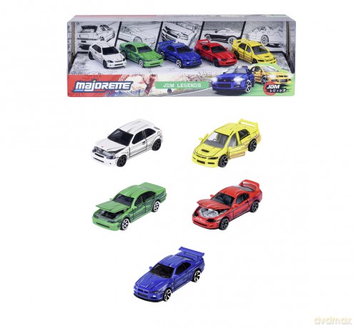 Samochód Majorette JDM Legends 5 sztuk