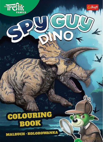Spy Guy. Kolorowanka. Malbuch. Colouring book. Spy Guy - Martyna Jelonek [KSIĄŻKA]