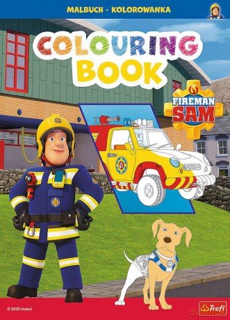 Strażak Sam. Kolorowanka. Malbuch. Colouring book. Fireman Sam [KSIĄŻKA]