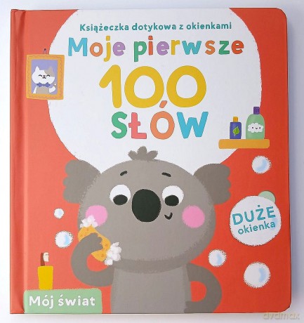 Świat. Książeczka dotykowa z okienkami. Moje pierwsze 100 słów [KSIĄŻKA]