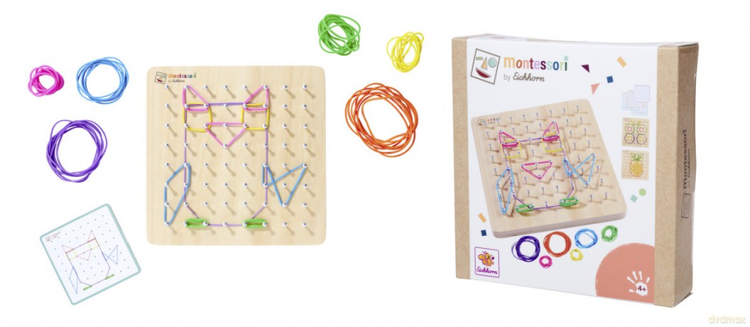 Tablica geometryczna Montessori Eichhorn