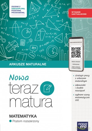 Teraz matura 2025/2026 matematyka arkusze maturalne zakres rozszerzony [KSIĄŻKA]