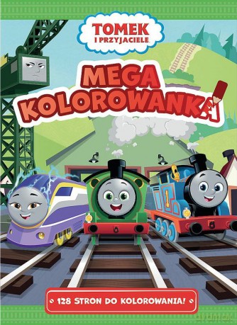 Tomek i Przyjaciele. Mega kolorowanka [KSIĄŻKA]
