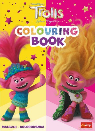 Trolle. Kolorowanka. Malbuch. Colouring book. Trolls [KSIĄŻKA]