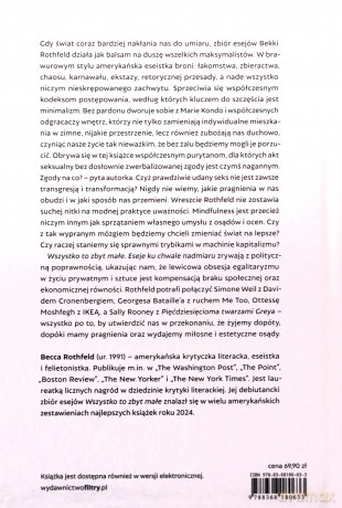 Wszystko to zbyt małe. Eseje ku chwale nadmiaru - Becca Rothfeld [KSIĄŻKA]