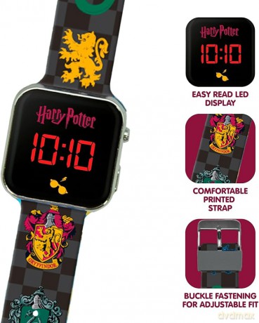 Zegarek LED z kalendarzem Harry Potter HP4118