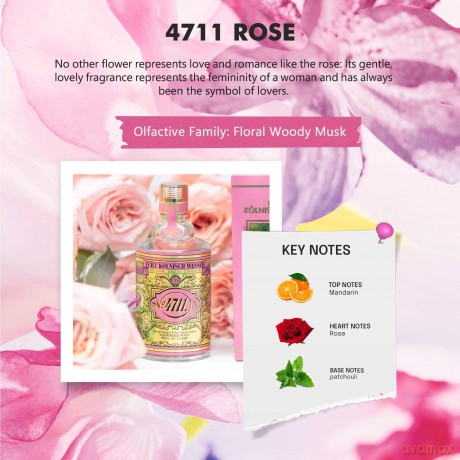 4711 Rose - EDC - Volume: 100 ml
