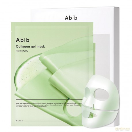 Abib Collagen sheet mask Heartleaf Jelly (Collagen Gel Mask) 4 pcs