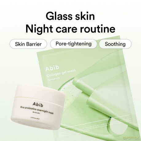 Abib Collagen sheet mask Heartleaf Jelly (Collagen Gel Mask) 4 pcs