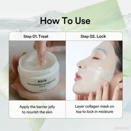 Abib Collagen sheet mask Heartleaf Jelly (Collagen Gel Mask) 4 pcs