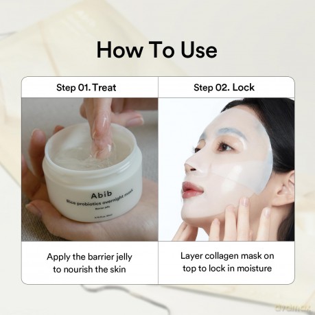 Abib Firming sheet mask with collagen and ceramides Jericho Rose Jelly (Collagen Gel Mask) 4 pcs