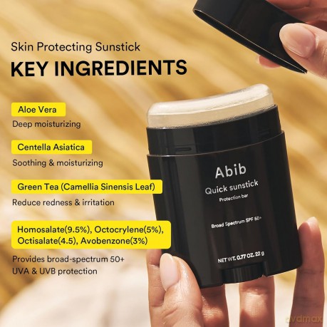 Abib Sunscreen stick SPF 50+ Quick Sunstick (Protection Bar) 22 g