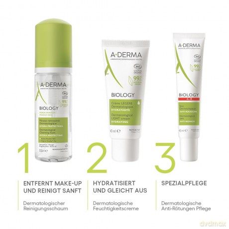 A-DERMA Biology Cleansing Foam 150 ml