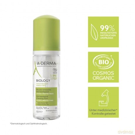 A-DERMA Biology Cleansing Foam 150 ml