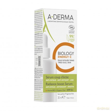 A-DERMA Biology Energy C Radiance Boost Serum 30 ml