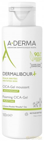 A-DERMA Cleansing foaming gel Dermalibour+ (Foaming Cica Gel) 100 ml
