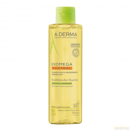A-DERMA Exomega Control Emollient shower oil - Volume: 200 ml