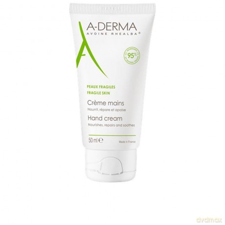 A-DERMA Hand and nail cream with hyaluronic acid (Hydrating Hand & Nail Cream) 50 ml
