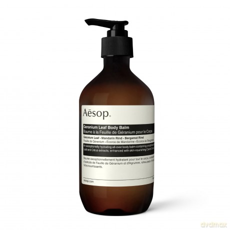 Aesop Geranium Leaf Moisturizing Body Balm (Body Balm) - Volume: 500 ml - with pump