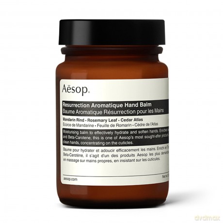 Aesop Hydrating hand balm with plant extracts (Resurrection Aromatique Hand Balm) - Volume: 120 ml