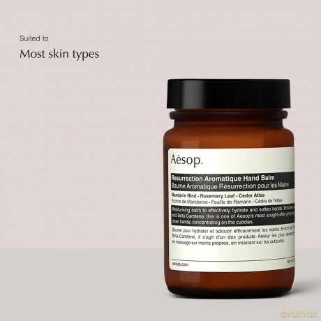 Aesop Hydrating hand balm with plant extracts (Resurrection Aromatique Hand Balm) - Volume: 120 ml