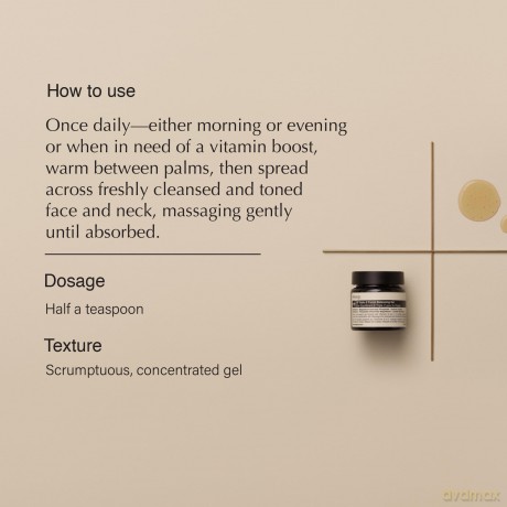 Aesop Moisturizing gel for unified and radiant skin B Triple C (Facial Balancing Gel) 60 ml