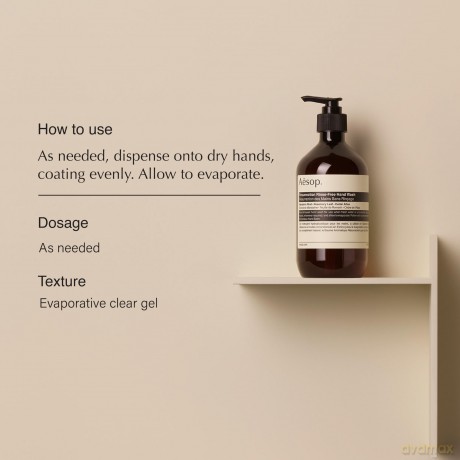 Aesop No-rinse hand sanitizer spray (Resurrection Rinse) - Volume: 500 ml