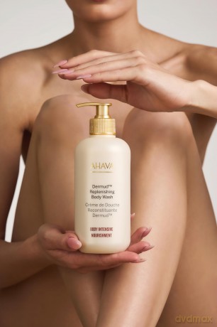 AHAVA Dermud Soothing Shower Cream (Replenishing Body Wash) 400 ml