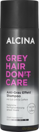 Alcina Shampoo for reducing gray hair Grey Hair Don`t Care (Shampoo) 200 ml