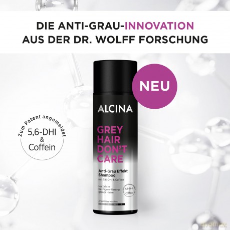 Alcina Shampoo for reducing gray hair Grey Hair Don`t Care (Shampoo) 200 ml