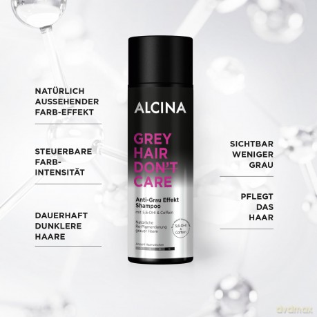 Alcina Shampoo for reducing gray hair Grey Hair Don`t Care (Shampoo) 200 ml