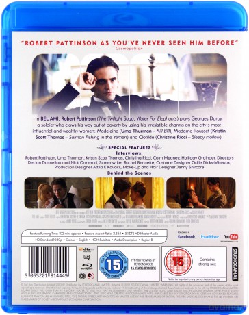 Bel Ami (Uwodziciel) (Blu-ray)