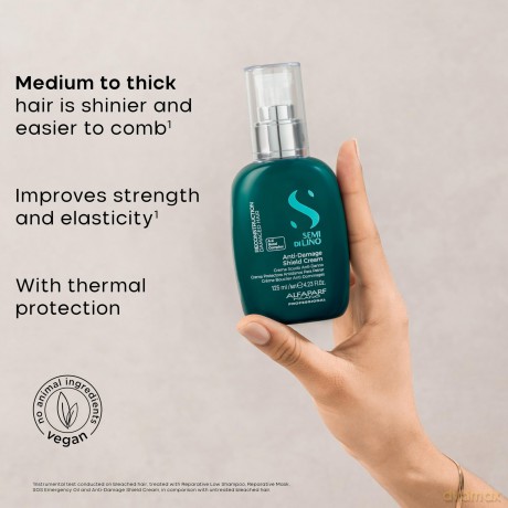 Alfaparf Milano Protective cream for damaged and weakened hair Semi Di Lino Reconstruction (Anti-Damage Shield Cream) 125 ml