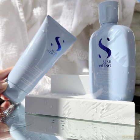 Alfaparf Milano Semi Di Lino Density Thickening Conditioner for Fine Hair - Volume: 200 ml