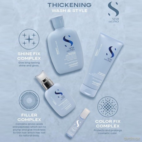 Alfaparf Milano Semi Di Lino Density Thickening Conditioner for Fine Hair - Volume: 200 ml